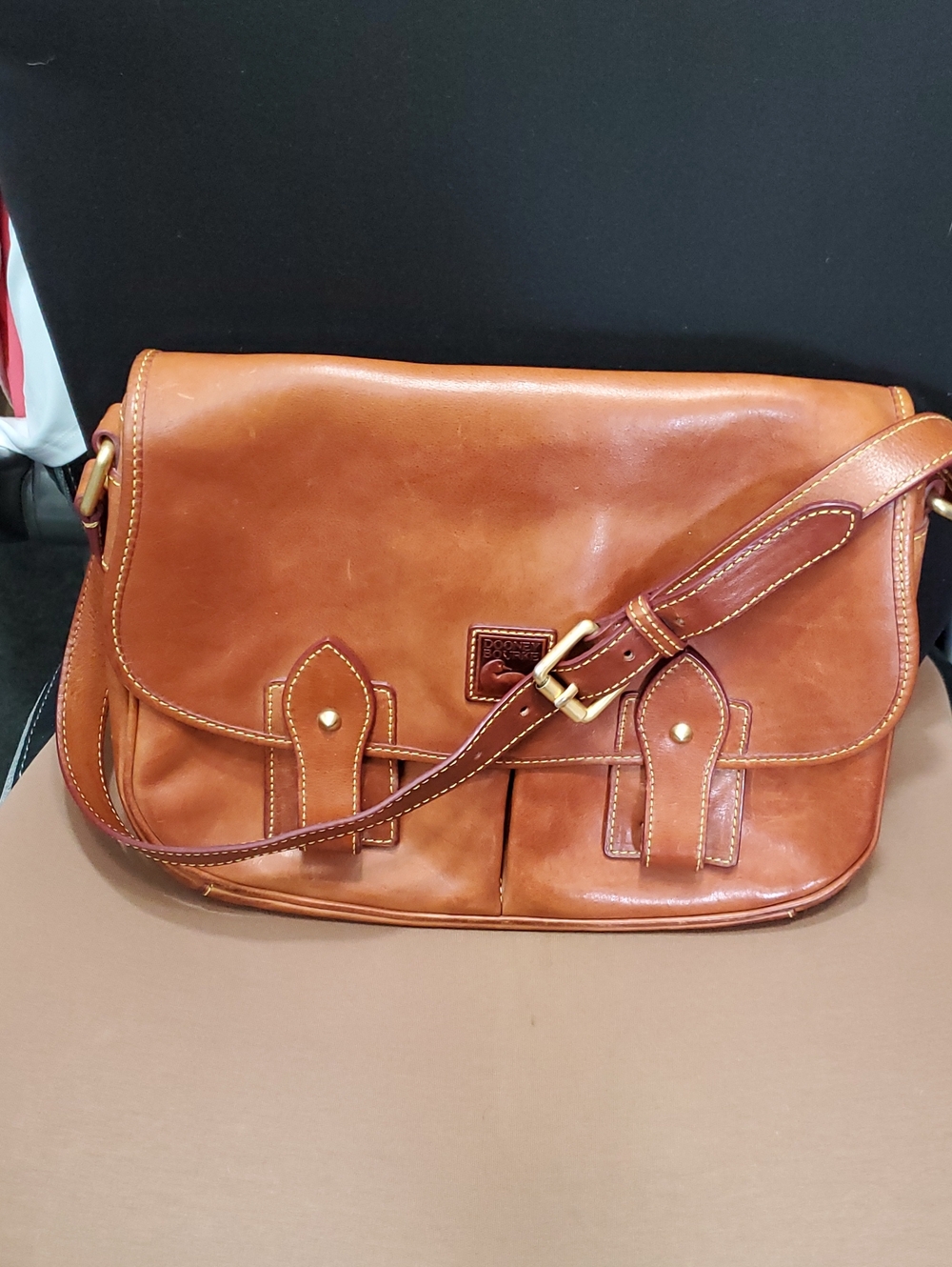 Dooney Florentine Saddle Bag